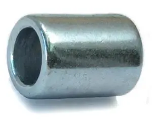 MIDWEST FASTENER 31941 Round Spacer, Steel, 1/2 in Overall Lg, 1/4 in Inside