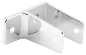PRIME-LINE 656-2893 One Ear Wall Bracket, For 3/4 in. Panels, Zinc Alloy, PRIME-LINE 656-2893 One Ear Wall Bracket, For 3/4 in. Panels, Zinc Alloy,