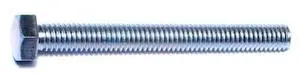 MIDWEST FASTENER 00994 5/16"-18 Hex Head Tap Bolt, Zinc Plated Steel, 3 in L,