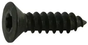 MIDWEST FASTENER 36925 Sheet Metal Screw, #8 x 5/8 in, Black Steel Flat Head