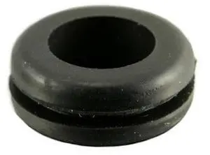 MIDWEST FASTENER 72604 3/8" x 5/8" x 1/4" x 1/16" Black Rubber Grommets 20PK