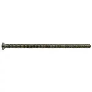 MIDWEST FASTENER 37782 #10-24 x 5 in Phillips Flat Machine Screw, Plain 18-8
