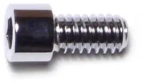 MIDWEST FASTENER 74002 1/4"-20 Socket Head Cap Screw, Chrome Plated Steel, 1/2