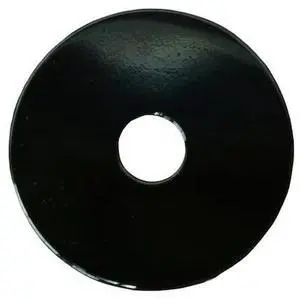 MIDWEST FASTENER 34436 Fender Washer, Fits Bolt Size 5/16" ,Steel Black Chrome
