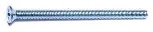 MIDWEST FASTENER 07302 #10-32 x 3 in Phillips Flat Machine Screw, Zinc Plated