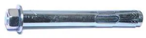 RED HEAD 50360 Sleeve Anchor, 1/2" Dia., 4" L, Steel Zinc Plated, 25 PK