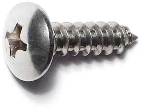 MIDWEST FASTENER 51755 Sheet Metal Screw, #8 x 5/8 in, 18-8 Stainless Steel