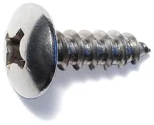 MIDWEST FASTENER 53630 Sheet Metal Screw, #12 x 3/4 in, 18-8 Stainless Steel