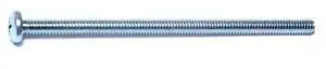 MIDWEST FASTENER 54748 1/4"-20 x 5 in Phillips Pan Machine Screw, Zinc Plated