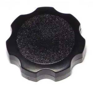 MIDWEST FASTENER 70921 1/4" Black Plastic Flowerette Thumb Screw Knobs 4PK