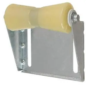 C.E. SMITH 10453G Roller Bracket Assembly, 8 in., w/TPR Roller, UPC Label