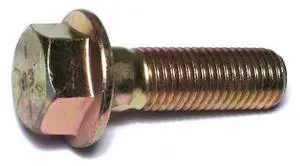 MIDWEST FASTENER 50365 Grade 8, 3/4"-10 Flange Bolt, Zinc Plated Steel, 2-1/2