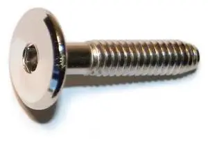 MIDWEST FASTENER 31582 Binding Screw, 1/4"-20, Steel, Nickel, 10 PK