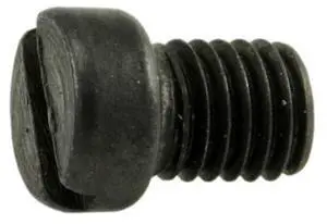 MIDWEST FASTENER 32911 #6-48 x 3/16 in Slotted Fillister Machine Screw, Black