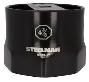 STEELMAN 60281-17 4-3/8" 8-Point Locknut Socket, 3/4" Drive