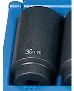 GREY PNEUMATIC 2036MD 1/2" Drive, 36mm Size, Metric Socket, 6 Points,
