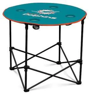 LOGO BRANDS 617-31-1A Miami Dolphins Round Table