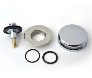 WATCO 959290-CP QuickTrim Lift-Turn Bath Stopper w-Innovator Overflow and Two