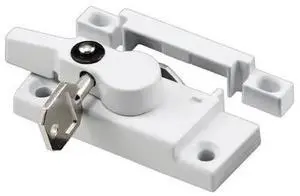 PRIME-LINE F 2624 Keyed Child-Proof Sash Lock, 2-3/16 in. Hole Centers, Diecast