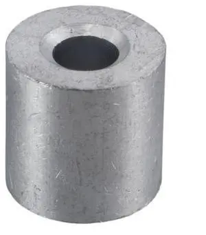MIDWEST FASTENER 64274 1/4" Aluminum Cable Stops 10PK