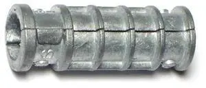 MIDWEST FASTENER 60773 Short Lag Shield, 3/8" Dia, Alloy Steel Zinc Plated, 6 PK