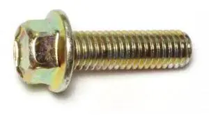 MIDWEST FASTENER 74642 Grade 8, 7/16"-14 Flange Bolt, Zinc Plated Steel, 1-1/2