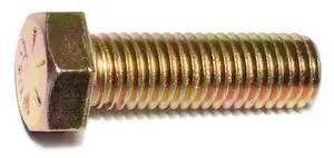MIDWEST FASTENER 00749 Grade 8, 5/8"-11 Hex Head Cap Screw, Zinc Yellow Steel,