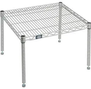 NEXEL P2124EP Nexelate Silver Epoxy Wire Dunnage Rack, 24W x 21D x 14H