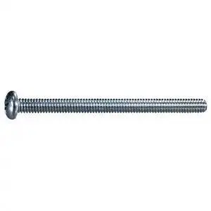 MIDWEST FASTENER 54732 #8-32 x 2-1/4 in Phillips Pan Machine Screw, Zinc Plated