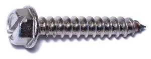MIDWEST FASTENER 53623 Sheet Metal Screw, #14 x 1-1/2 in, 18-8 Stainless Steel