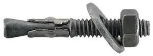 MIDWEST FASTENER 53209 Wedge Anchor, 1/4" Dia., 1-3/4" L, Steel Hot Dipped