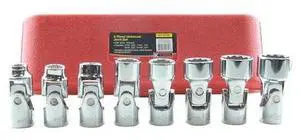 K-TOOL INTERNATIONAL KTI22700 3/8" Drive Socket Set, SAE, 8 pcs
