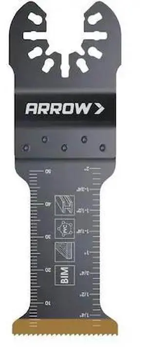 ARROW LOCK OSC201-3 1 1/4" Titanium Plunge Cut Metal Blade, 3PC