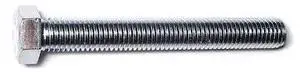MIDWEST FASTENER 50837 5/8"-11 Hex Head Tap Bolt, Zinc Plated Steel, 5 in L, 25