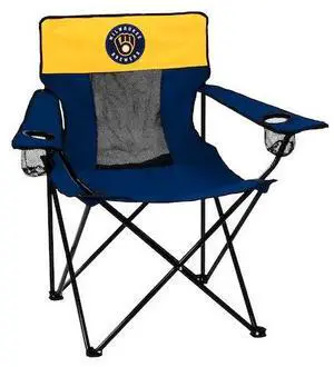 LOGO BRANDS 516-12E Milwaukee Brewers Elite Chair