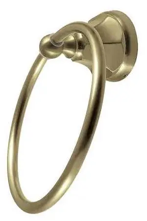 KINGSTON BRASS BA4814BB 6Inch Towel Ring, Brushed Brass