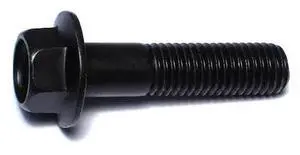 MIDWEST FASTENER 78465 Class 10.9, M12-1.75 Flange Bolt, Black Phosphate Steel,