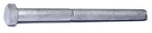 MIDWEST FASTENER 53496 5/8"-11 Hex Head Cap Screw, Hot Dipped Galvanized Steel,