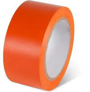 GLOBAL INDUSTRIAL 670651OR Vinyl Orange, 2 in W x 108 in L, 5 Thick