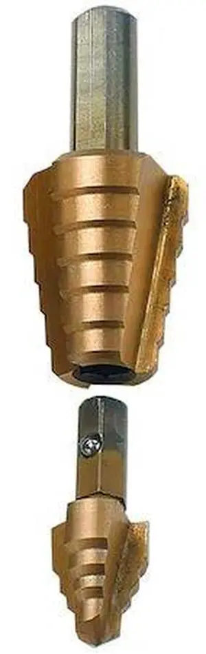 L.H. Dottie RTTP6010 Step Drill Bit, 1/4-Inch to 7/8-Inch Base and Tip