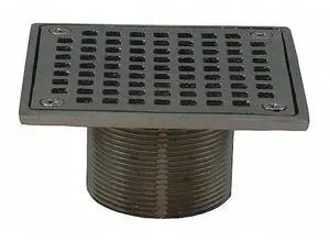JONES STEPHENS D6094BN Strainer,4",2" Brass Spud,Brushed Nickel