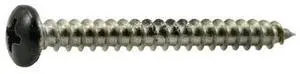 MIDWEST FASTENER 09097 Sheet Metal Screw, #8 x 1-1/2 in, Painted 18-8 Stainless