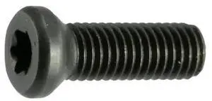 MIDWEST FASTENER 32973 #6-48 x 3/8 in Torx Oval Machine Screw, Black Oxide
