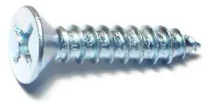 MIDWEST FASTENER 03040 Sheet Metal Screw, #14 x 1-1/4 in, Zinc Plated Steel