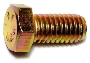 MIDWEST FASTENER 00692 Grade 8, 3/8"-16 Hex Head Cap Screw, Zinc Yellow Steel,