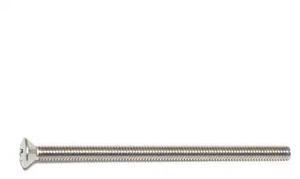 MIDWEST FASTENER 50675 #8-32 x 3 in Phillips Oval Machine Screw, Plain