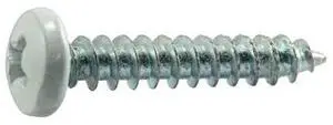 MIDWEST FASTENER 53803 Sheet Metal Screw, #10 x 1 in, Painted Steel Pan Head