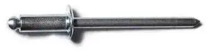 MIDWEST FASTENER 51088 Blind Rivet, Dome Head, 5/32 in Dia., 1/4 in L, Steel
