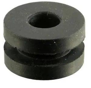 MIDWEST FASTENER 72632 3/8" x 15/16" x 1/2" Black Rubber Grommets 6PK