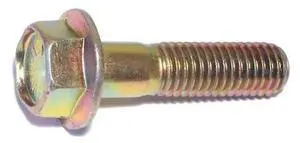 MIDWEST FASTENER 50341 Grade 8, 1/2"-13 Flange Bolt, Zinc Plated Steel, 2 in L,